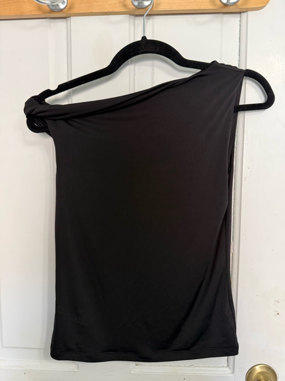Worthington Black One-Shoulder Top